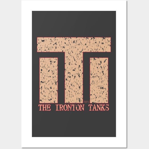 Vintage Ironton Tanks Wall Art by 7071